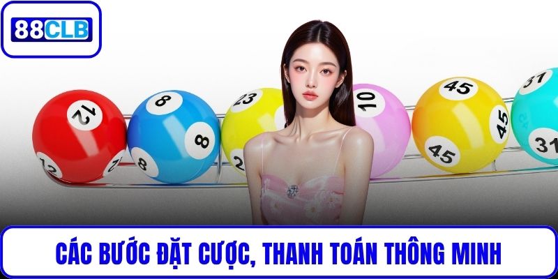 Các bước đặt cược, thanh toán thông minh